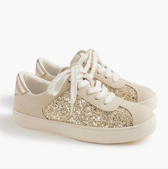 Crewcuts Gold Glitter Sneakers - size 11